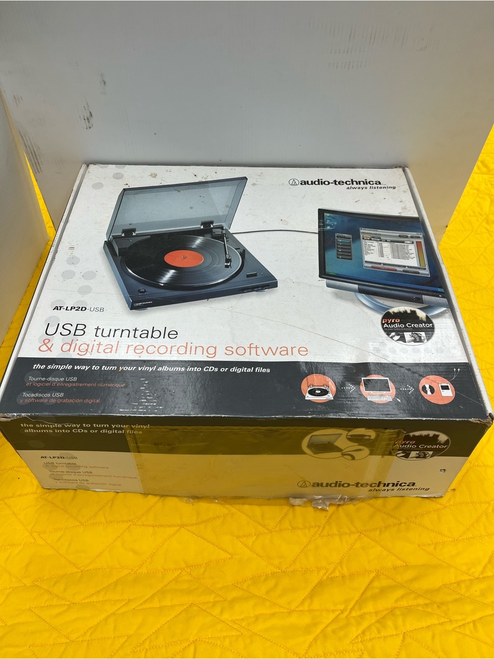 Audio Technica AT-LP2D-USB Fully Automatic Stereo Turntable with USB Output